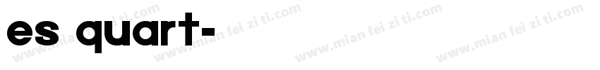 es quart字体转换